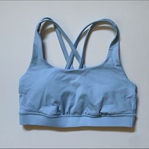 NEW baby blue lululemon energy bra